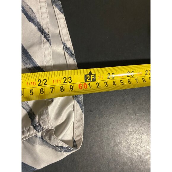 Volcom Board Shorts Mens 34 12" Beach Swim Trunks Striped Big Logo - Picture 5 of 6